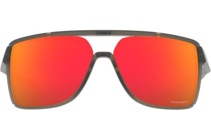 Zonnebril Oakley Castel OO9147-05 Vierkant Grijs