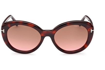 Zonnebril Tom Ford FT1009 54B Ovaal Havana