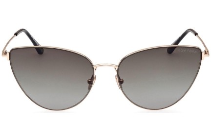 Zonnebril Tom Ford FT1005 28B Cat Eye Goud