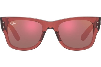 Zonnebril Ray-Ban Mega Wayfarer RB0840S 66372K Vierkant Roze