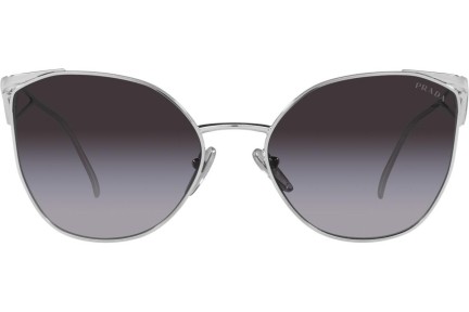 Zonnebril Prada PR50ZS 1BC09S Cat Eye Zilver