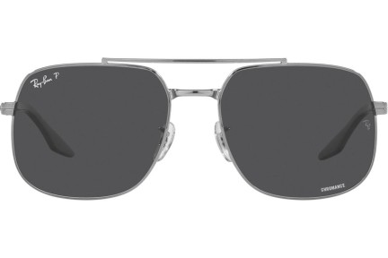 Zonnebril Ray-Ban Chromance Collection RB3699 004/K8 Polarized Vierkant Zilver