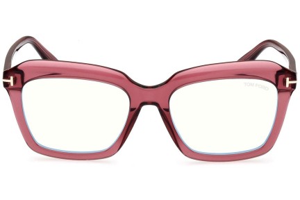 Brillen Tom Ford FT5847-B 068 Vierkant Roze