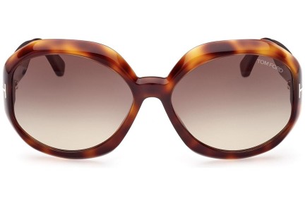 Zonnebril Tom Ford FT1011 52B Ronde Havana