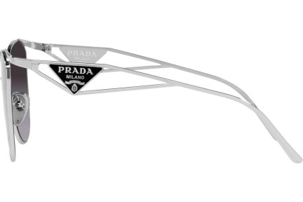 Zonnebril Prada PR50ZS 1BC09S Cat Eye Zilver