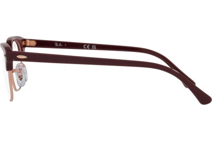 Brillen Ray-Ban Clubmaster RX5154 8230 Browline Rood