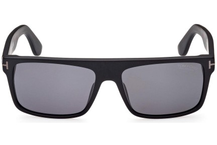 Zonnebril Tom Ford FT0999-N 02D Polarized Rechthoekige Zwart