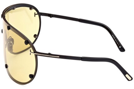 Zonnebril Tom Ford FT1043 02E Panorama | Shield Zwart