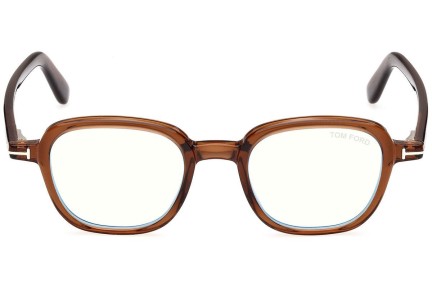 Brillen Tom Ford FT5837-B 048 Ronde Bruin