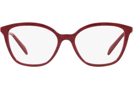 Brillen Prada PR02ZV 15D1O1 Cat Eye Rood