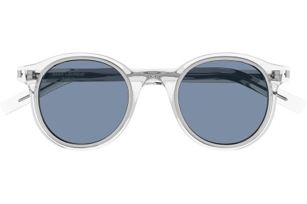 Zonnebril Saint Laurent SL521RIM 004 Ronde Transparant