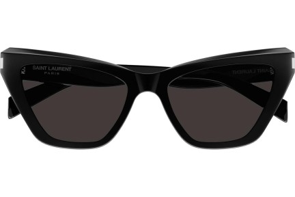 Zonnebril Saint Laurent SL466 001 Cat Eye Zwart