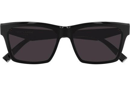 Zonnebril Saint Laurent SLM104 004 Polarized Vierkant Zwart