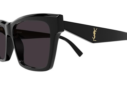 Zonnebril Saint Laurent SLM104 004 Polarized Vierkant Zwart