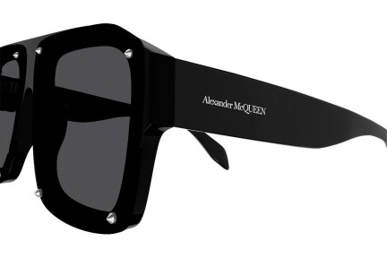 Zonnebril Alexander McQueen AM0335S 001 Vierkant Zwart