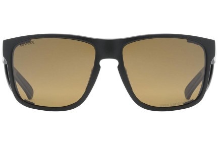 Zonnebril uvex sportstyle 312 VPX 2261 Polarized Vierkant Zwart