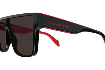 Zonnebril Alexander McQueen AM0354S 003 Flat Top Zwart