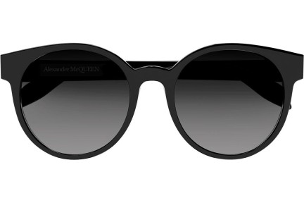 Zonnebril Alexander McQueen AM0349SA 001 Ronde Zwart