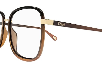 Brillen Chloe CH0034O 009 Vierkant Bruin