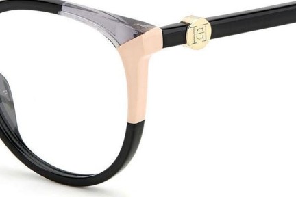 Brillen Carolina Herrera CH0056 KDX Ronde Zwart