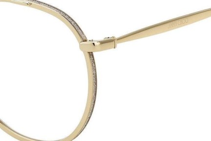 Brillen Jimmy Choo JC230 J5G Ronde Goud