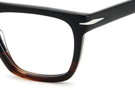 Brillen David Beckham DB7096 37N Flat Top Zwart