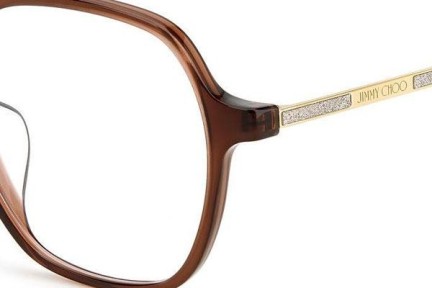 Brillen Jimmy Choo JC367/F 09Q Vierkant Bruin