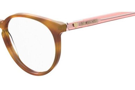 Brillen Love Moschino MOL565 JX1 Ronde Havana