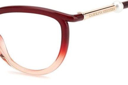 Brillen Carolina Herrera HER0079 C19 Cat Eye Rood