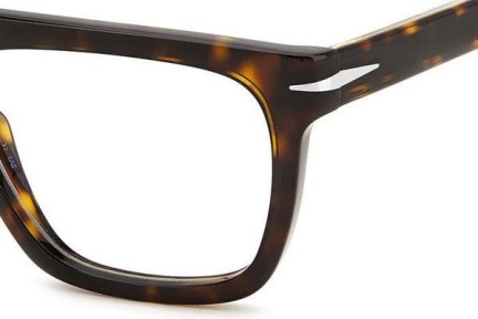 Brillen David Beckham DB7096 086 Flat Top Havana