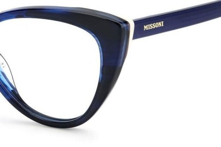 Brillen Missoni MIS0102 38I Cat Eye Blauw