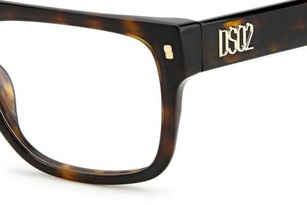 Brillen Dsquared2 D20036 086 Flat Top Havana