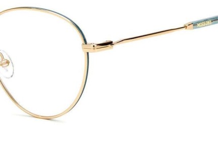 Brillen Missoni MIS0018 PEF Ronde Goud