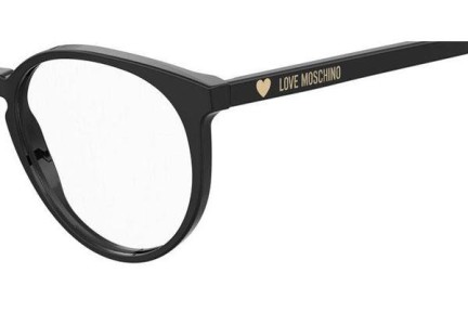 Brillen Love Moschino MOL565 807 Ronde Zwart