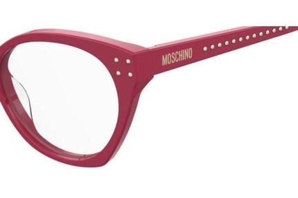 Brillen Moschino MOS582 C9A Cat Eye Rood