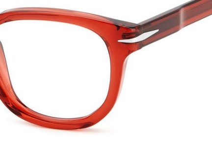 Brillen David Beckham DB7050 C9A Vierkant Rood