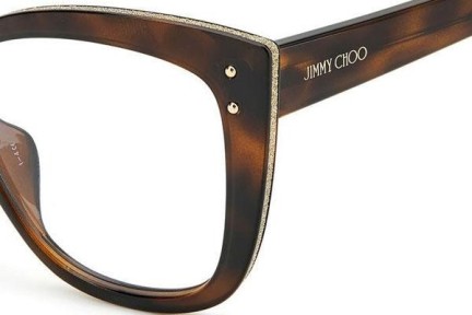 Brillen Jimmy Choo JC328/G 086 Cat Eye Havana