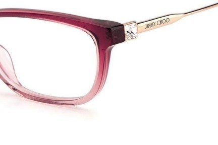 Brillen Jimmy Choo JC342 7W5 Rechthoekige Roze