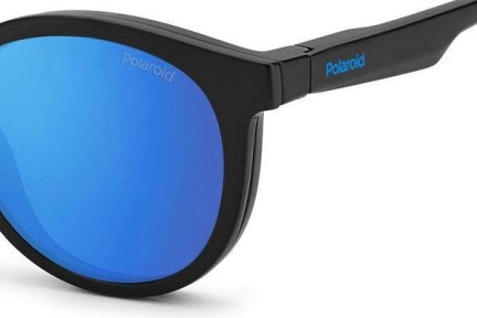 Brillen Polaroid PLD2132/CS 0VK/5X Polarized Ronde Zwart