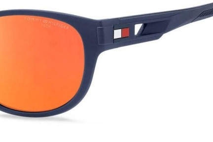 Zonnebril Tommy Hilfiger TH1912/S FLL/B8 Ronde Blauw