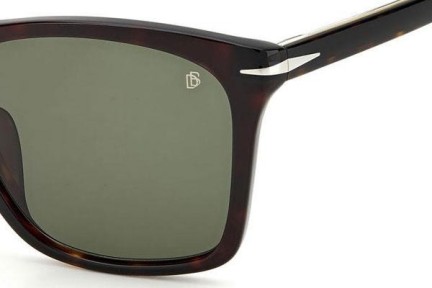 Zonnebril David Beckham DB1054/F/S 086/QT Rechthoekige Havana