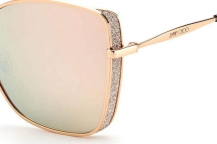 Zonnebril Jimmy Choo ALEXIS/S DDB/SQ Vierkant Goud