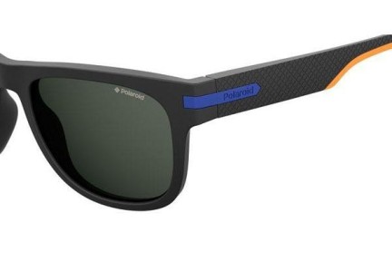 Zonnebril Polaroid Active Collection PLD2065/S 0VK/M9 Polarized Vierkant Zwart