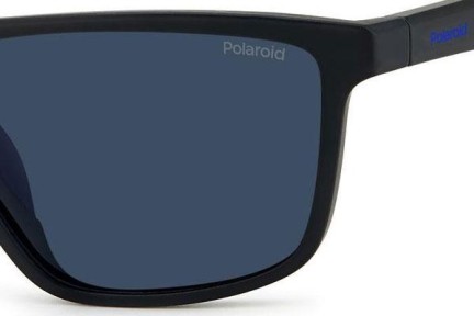 Zonnebril Polaroid PLD7044/S 0VK/C3 Polarized Vierkant Zwart