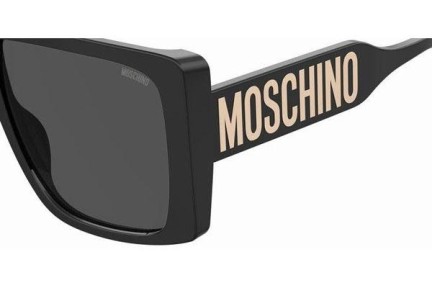 Zonnebril Moschino MOS119/S 807/IR Flat Top Zwart