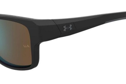 Zonnebril Under Armour UA0009/F/S 0VK/W1 Rechthoekige Zwart