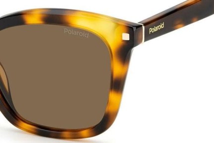 Zonnebril Polaroid PLD4110/S/X 086/HE Polarized Vierkant Havana