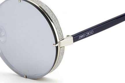 Zonnebril Jimmy Choo LILO/S 010/DC Ronde Zilver