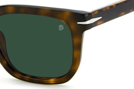 Zonnebril David Beckham DB7076/S 086/QT Vierkant Havana