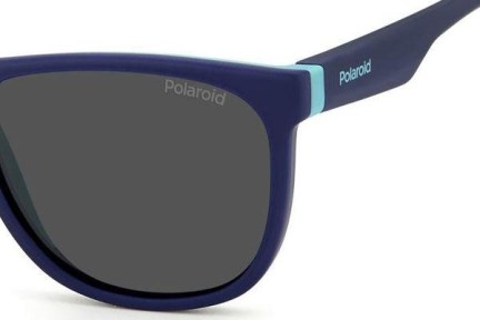 Zonnebril Polaroid Junior PLD8049/S ZX9/M9 Polarized Vierkant Blauw